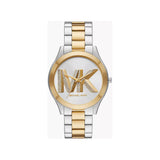 Michael Kors Slim Runway Three-Hand Two-Tone Stainless Steel Watch MK4735