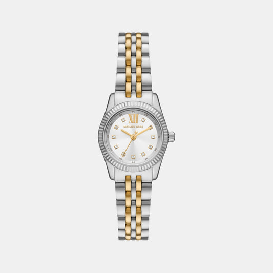 Lexington Women Quartz Silver Dial Analog Stainless Steel Watch MK4740