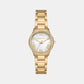 Sage Women Quartz Mother of Pearl Dial Analog Stainless Steel Watch MK4822