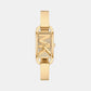 Mk Empire Women Quartz Gold Dial Analog Stainless Steel Watch MK4840