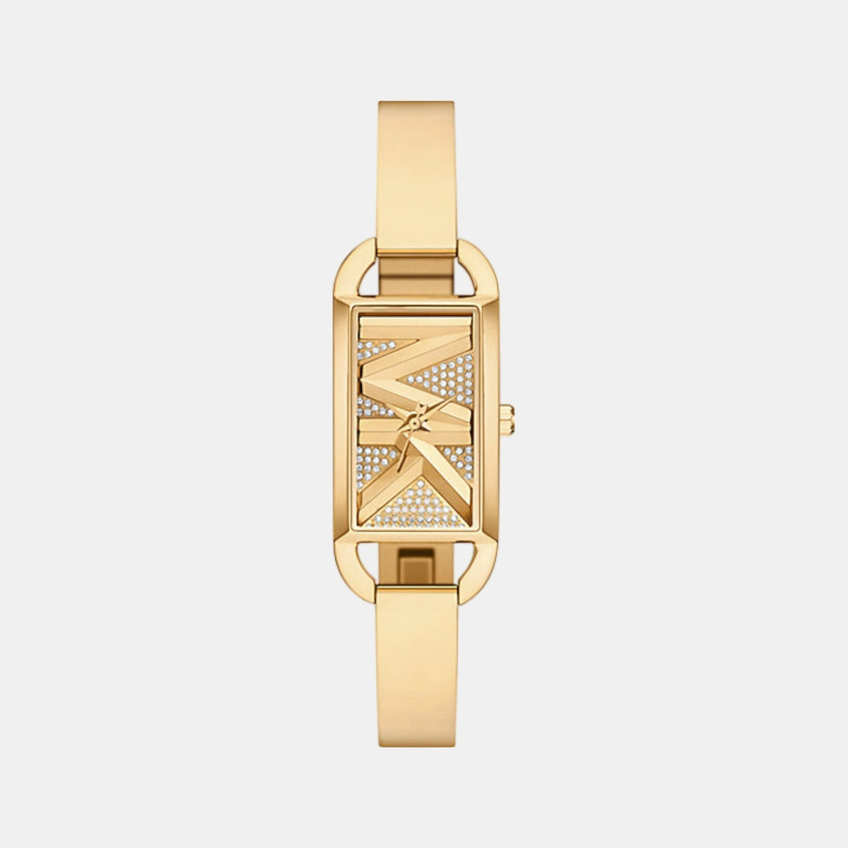 Mk Empire Women Quartz Gold Dial Analog Stainless Steel Watch MK4840