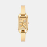 Mk Empire Women Quartz Gold Dial Analog Stainless Steel Watch MK4840