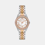 Harlowe Women Quartz Mother of Pearl Dial Analog Stainless Steel Watch MK4846