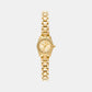 Lexington Women Quartz Gold Dial Analog Stainless Steel Watch MK4862