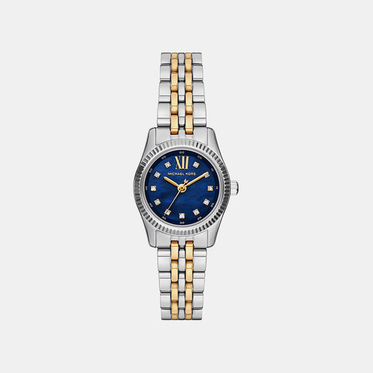 Lexington Women Quartz Mother of Pearl Dial Analog Stainless Steel Watch MK4865