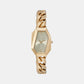 Suri Women Quartz Gold Dial Analog Stainless Steel Watch MK4878