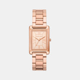 Essex Women Quartz Rose Gold Dial Analog Stainless Steel Watch MK4905