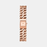 Darrington Women Quartz Pink Dial Analog Stainless Steel Watch MK4908