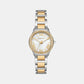 Sage Women Quartz Mother Of Pearl Dial Analog Stainless Steel Watch MK4910