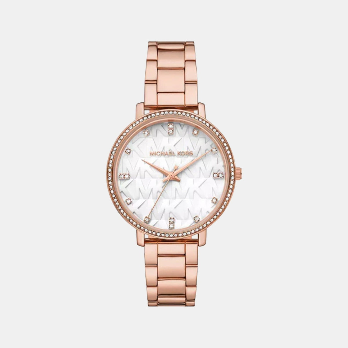 Pyper Women Quartz White Dial Analog Stainless Steel Watch MK4917