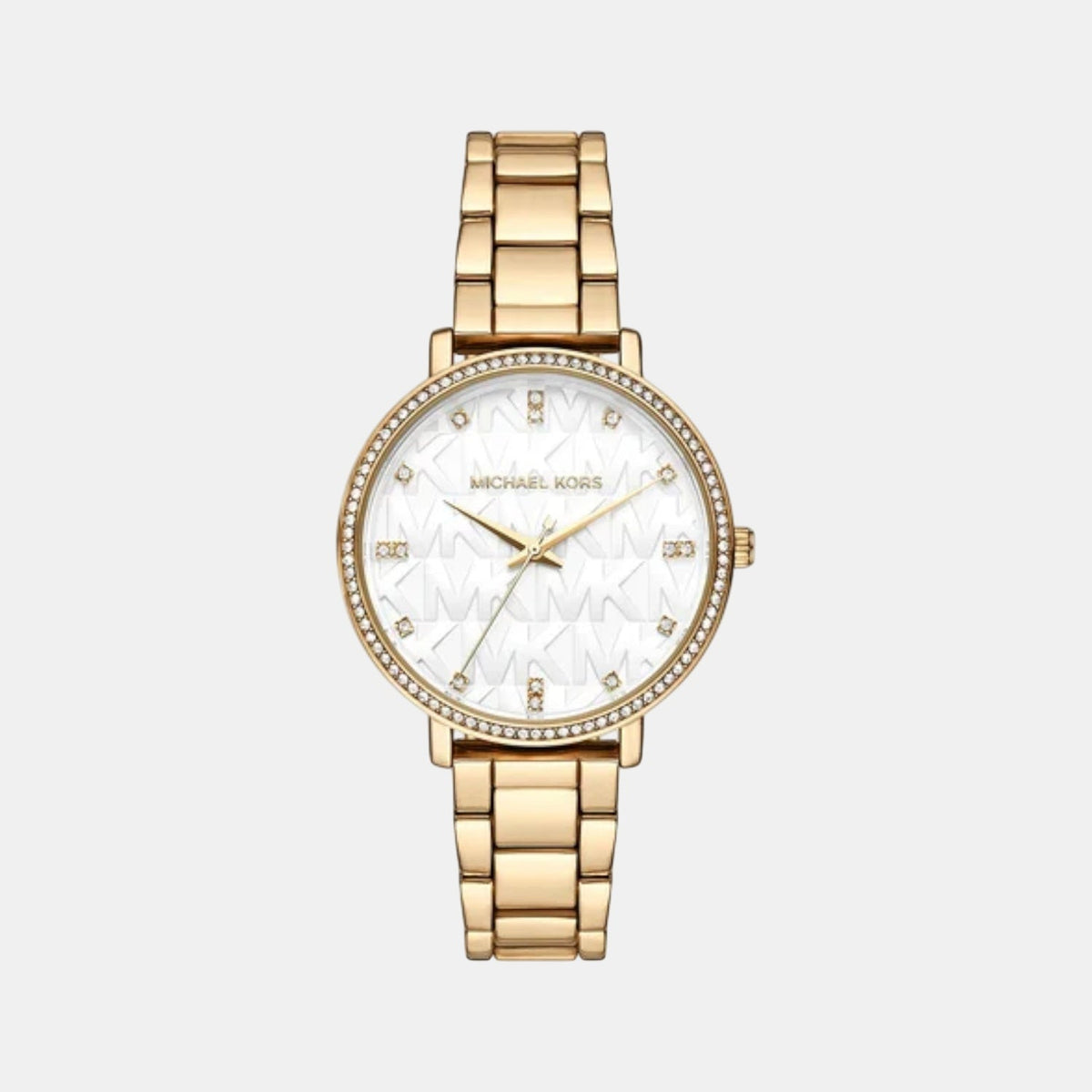 Pyper Women Quartz White Dial Analog Stainless Steel Watch MK4919