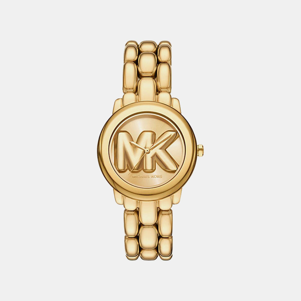 Phoebe Women Quartz Gold Dial Analog Stainless Steel Watch MK4923