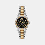 Lexington Women Quartz Black Dial Analog Stainless Steel Watch MK4925