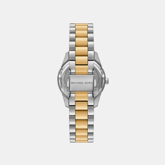 Lexington Women Quartz Black Dial Analog Stainless Steel Watch MK4925