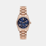 Lexington Women Quartz Blue Dial Analog Stainless Steel Watch MK4926