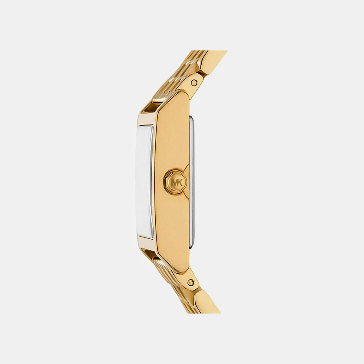 Georgie Women Quartz Gold Dial Analog Stainless Steel Watch MK4934