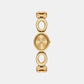 Maude Women Quartz Gold Dial Analog Stainless Steel Watch MK4957