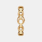 Maude Women Quartz Gold Dial Analog Stainless Steel Watch MK4957