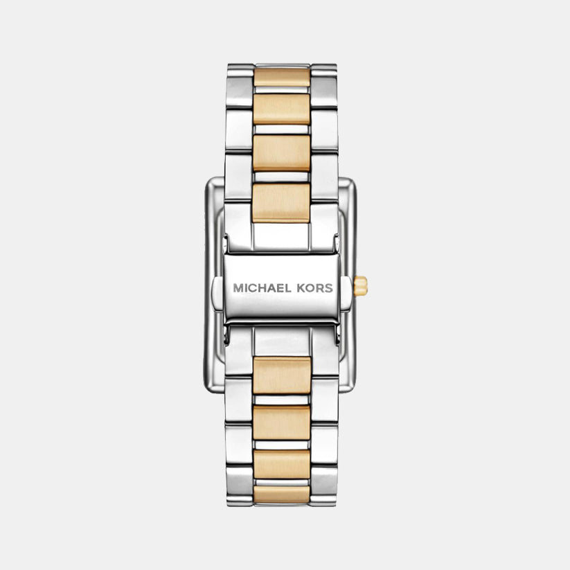 Essex Women Quartz White Dial Analog Stainless Steel Watch MK4967