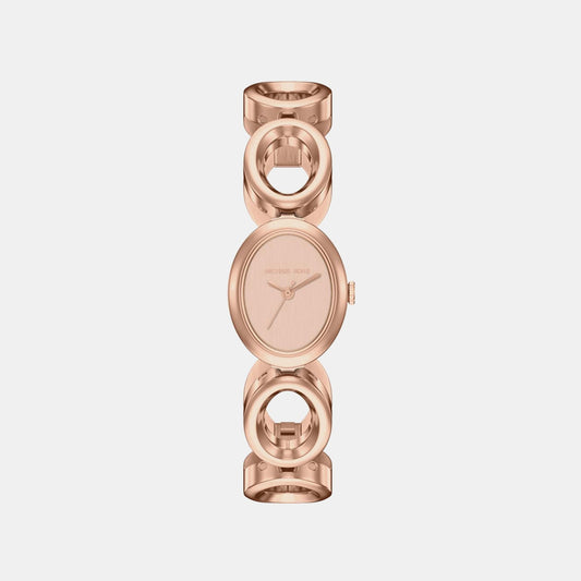 Maude Women Quartz Rose Gold Dial Analog Stainless Steel Watch MK4981