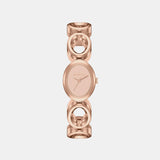 Maude Women Quartz Rose Gold Dial Analog Stainless Steel Watch MK4981