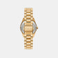 Lexington Women Quartz Gold Dial Chronograph Stainless Steel Watch MK4982