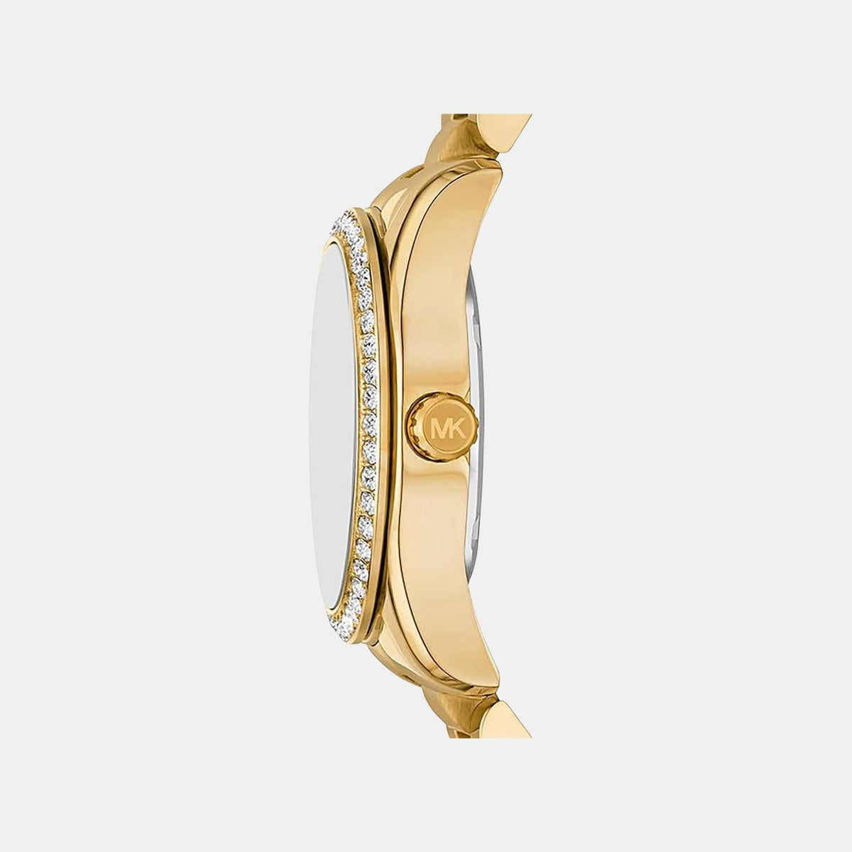 Lexington Women Quartz Gold Dial Chronograph Stainless Steel Watch MK4982