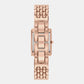 Essex Women Quartz Rose Gold Dial Analog Stainless Steel Watch MK4998