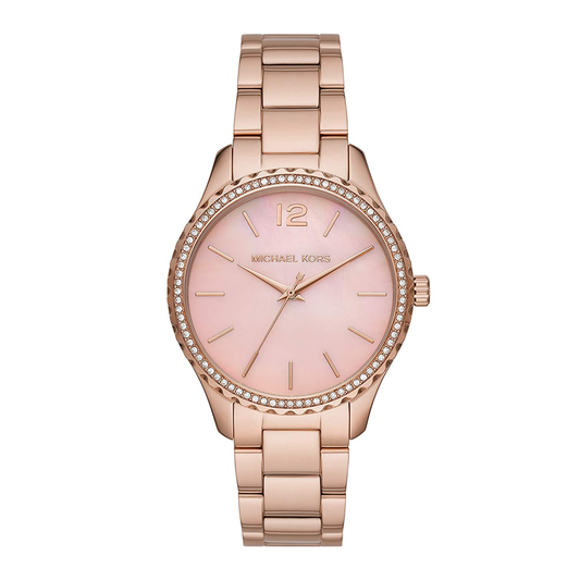 Michael Kors Women Stainless Steel Layton Wrist Watch MK6848
