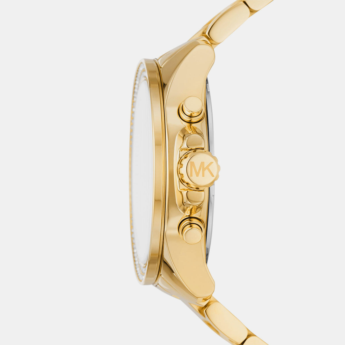 Wren Women Quartz Gold Dial Chronograph Stainless Steel Watch MK7428