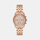 Bryant Women Quartz Rose Gold Dial Chronograph Stainless Steel Watch MK7531