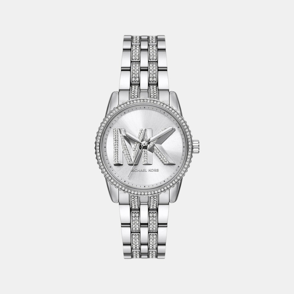 Bryant Women Quartz White Dial Analog Stainless Steel Watch MK7542