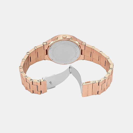 Billie Women Quartz Rose Gold Dial Analog Stainless Steel Watch MK7557