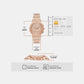 Billie Women Quartz Rose Gold Dial Analog Stainless Steel Watch MK7557
