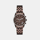 Bryant Women Quartz Brown Dial Analog Stainless Steel Watch MK7559