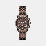 Bryant Women Quartz Brown Dial Analog Stainless Steel Watch MK7559