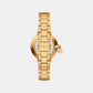 Pyper Women Quartz Gold Dial Analog Stainless Steel Watch MK7572