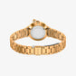 Pyper Women Quartz Gold Dial Analog Stainless Steel Watch MK7572
