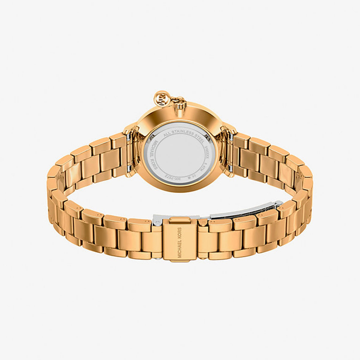 Pyper Women Quartz Gold Dial Analog Stainless Steel Watch MK7572