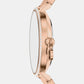 Pyper Women Quartz Pink Dial Analog Stainless Steel Watch MK7573