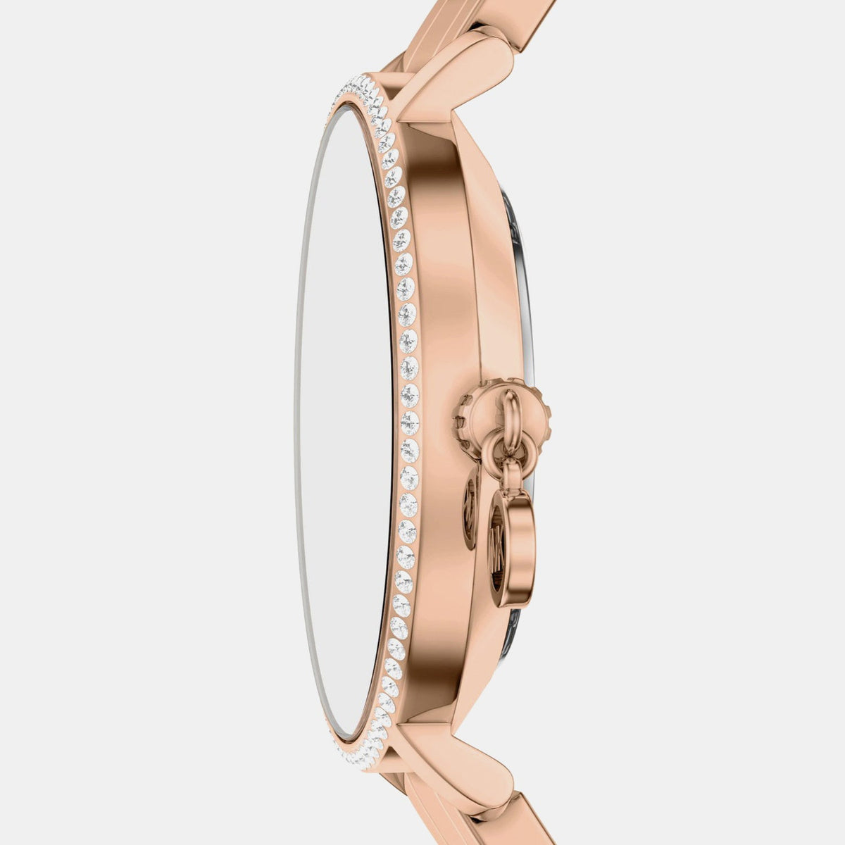 Pyper Women Quartz Pink Dial Analog Stainless Steel Watch MK7573