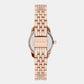 Lexington Women Quartz Rose Gold Dial Analog Stainless Steel Watch MK7576