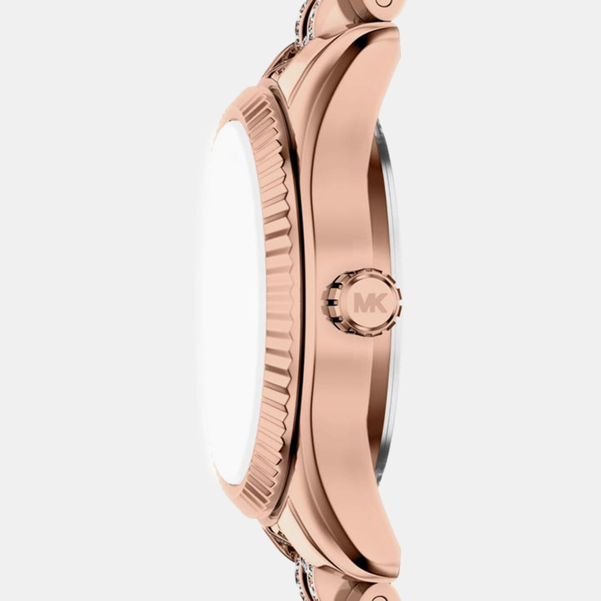 Lexington Women Quartz Rose Gold Dial Analog Stainless Steel Watch MK7576