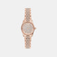 Lexington Women Quartz Rose Gold Dial Analog Stainless Steel Watch MK7576