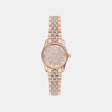 Lexington Women Quartz Rose Gold Dial Analog Stainless Steel Watch MK7576