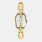 Suri Women Quartz Gold Dial Analog Stainless Steel Watch MK7589