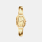 Suri Women Quartz Gold Dial Analog Stainless Steel Watch MK7589
