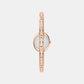 Maude Women Quartz Rose Gold Dial Analog Stainless Steel Watch MK7594