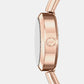 Maude Women Quartz Rose Gold Dial Analog Stainless Steel Watch MK7594