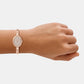 Maude Women Quartz Rose Gold Dial Analog Stainless Steel Watch MK7594
